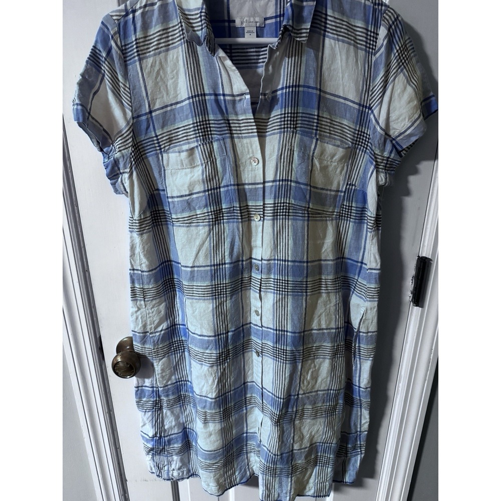 J.‎ Jill Love Linen Shirt Dress Size M